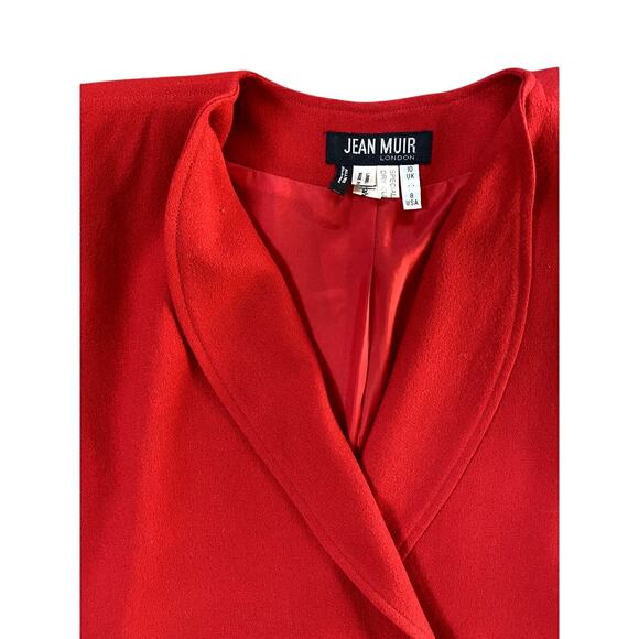 JEAN MUIR London Vintage Designer Skirt Jacket Suit~US 8/10/12~Made in England - Picture 6 of 9